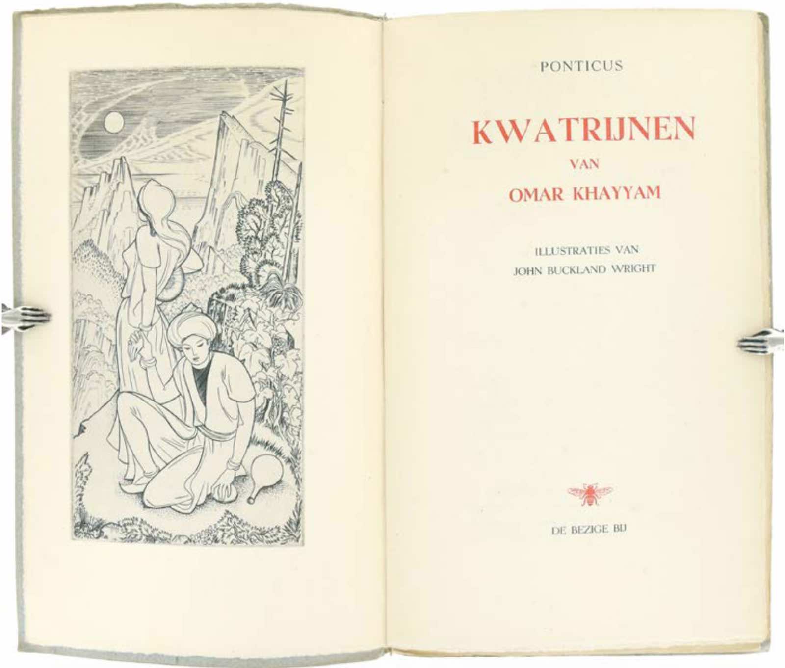 Kwatrijnen van [Rubáiyát of] Omar Khayyám.