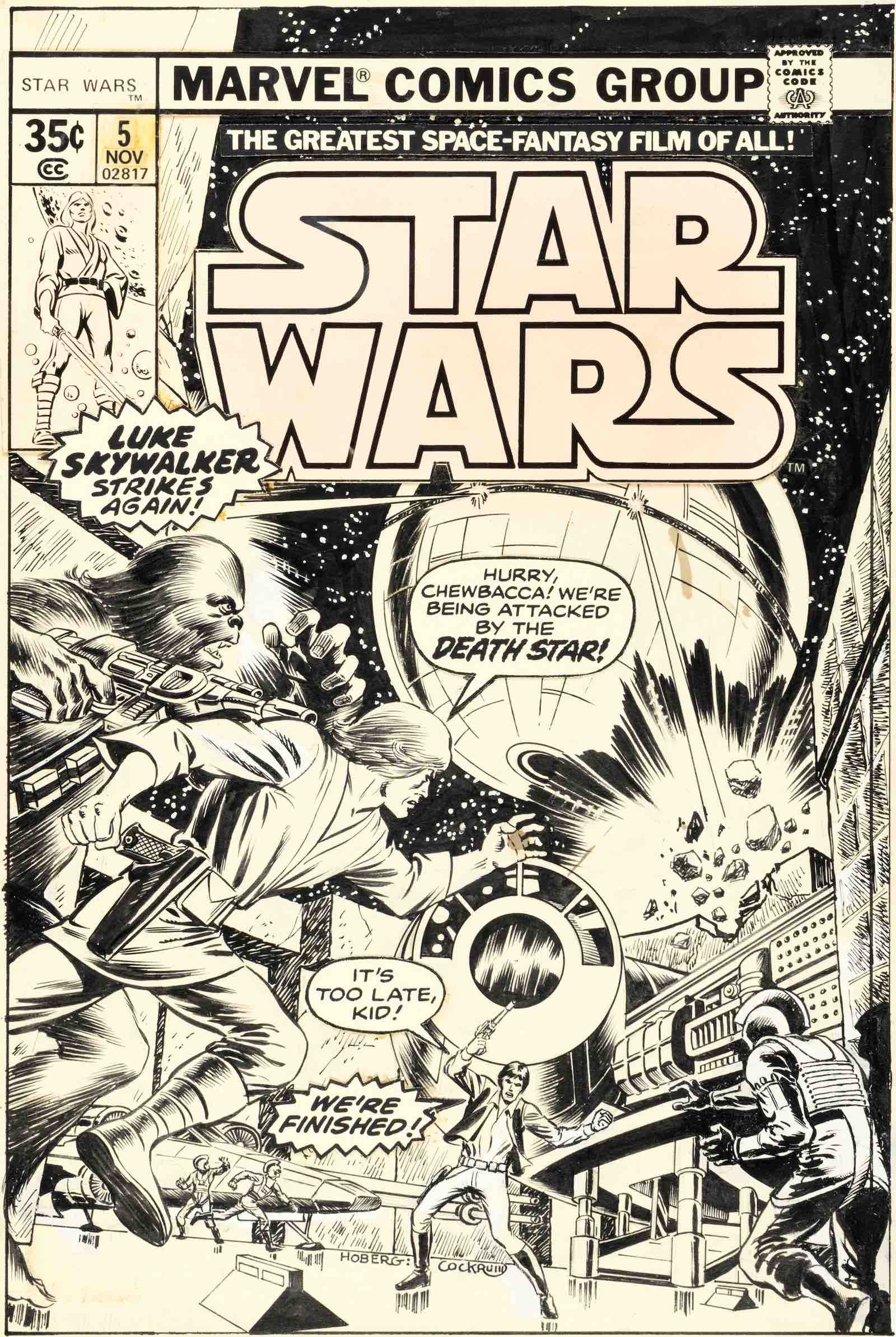 Rick Hoberg and Dave Cockrum Star Wars #5 cover