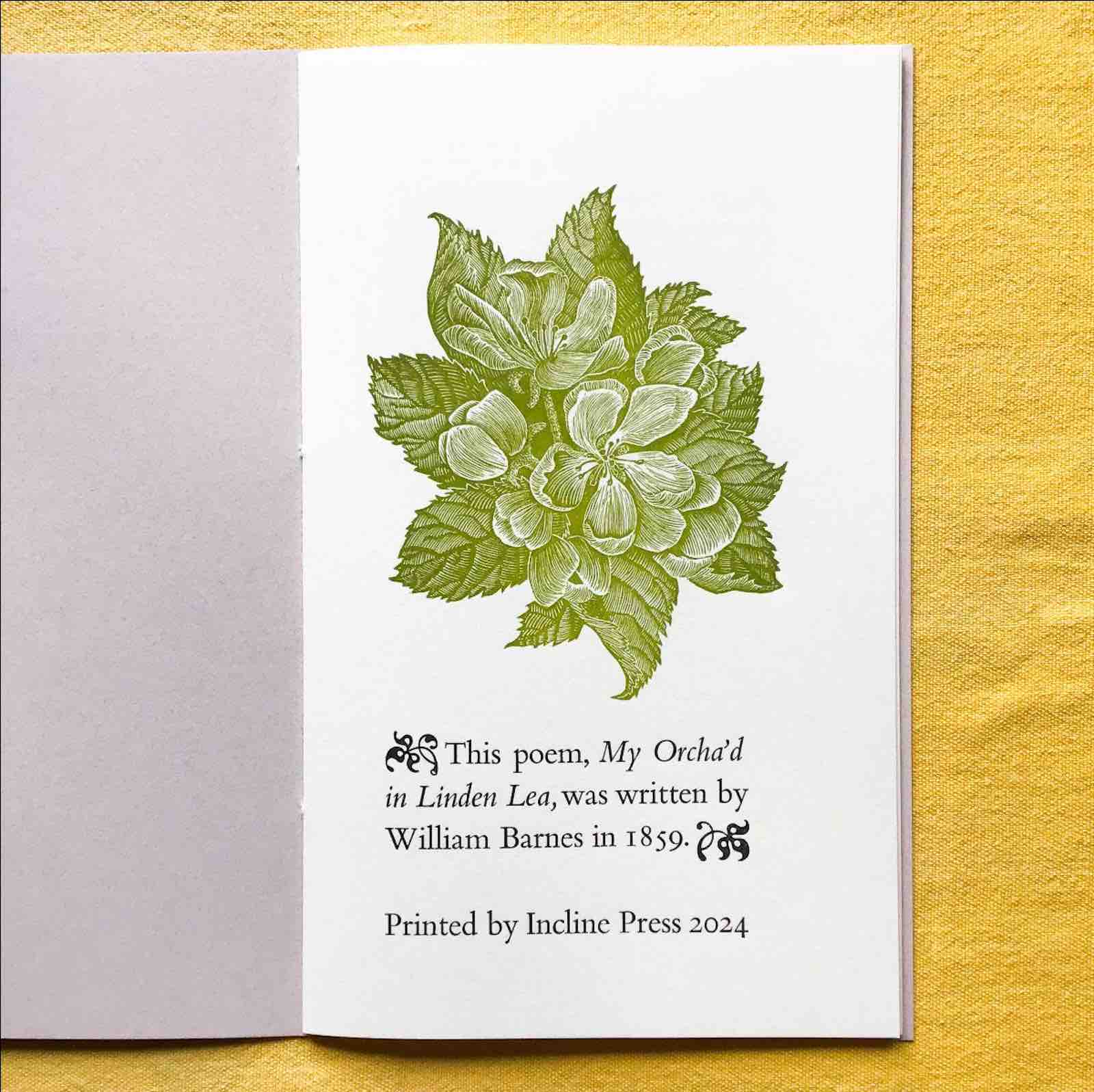 My Orcha'd in Linden Lea by William Barnes