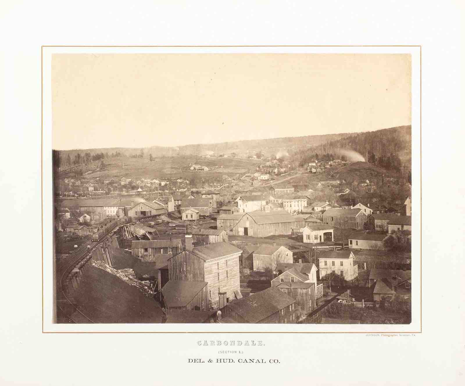 three-section panoramic view of Carbondale