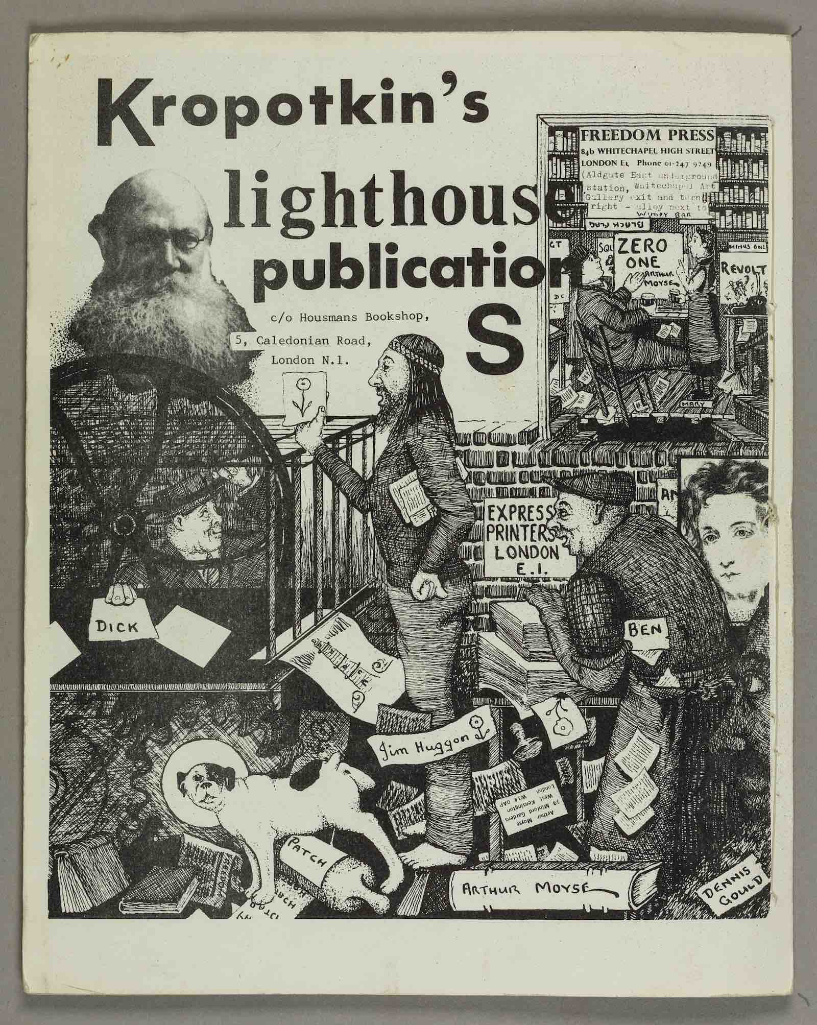 Mask of Anarchy, Percy Shelley, 1973, published by Kropotkin's Lighthouse