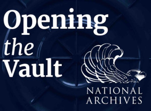 The Opening the Vault exhibition logo