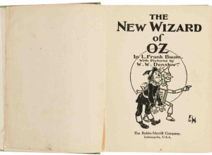 The Wizard of Oz signed by Judy Garland
