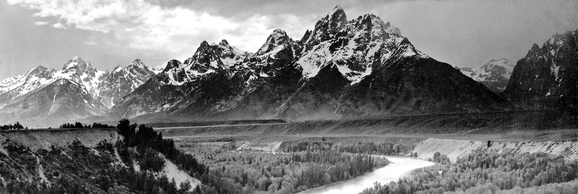 Ansel Adams, The Tetons and the Snake River (1942)
