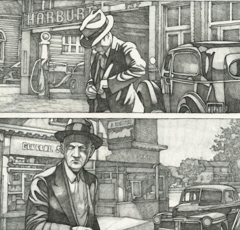 "The Lottery" by Miles Hyman